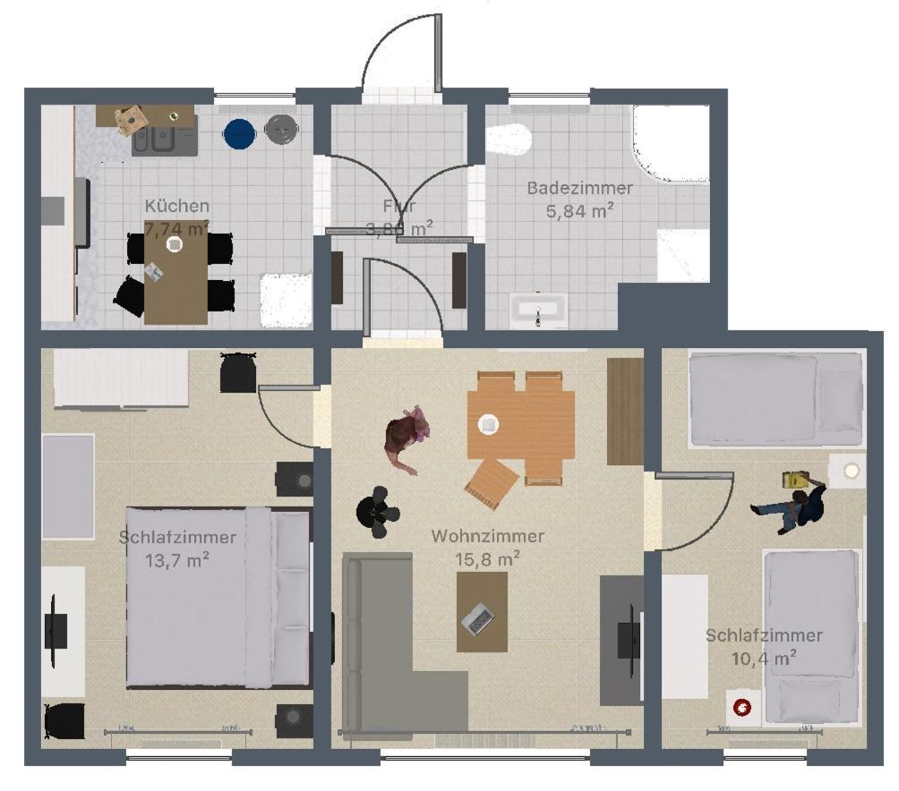 Ferienwohnung Kuehl Boossen Extérieur photo